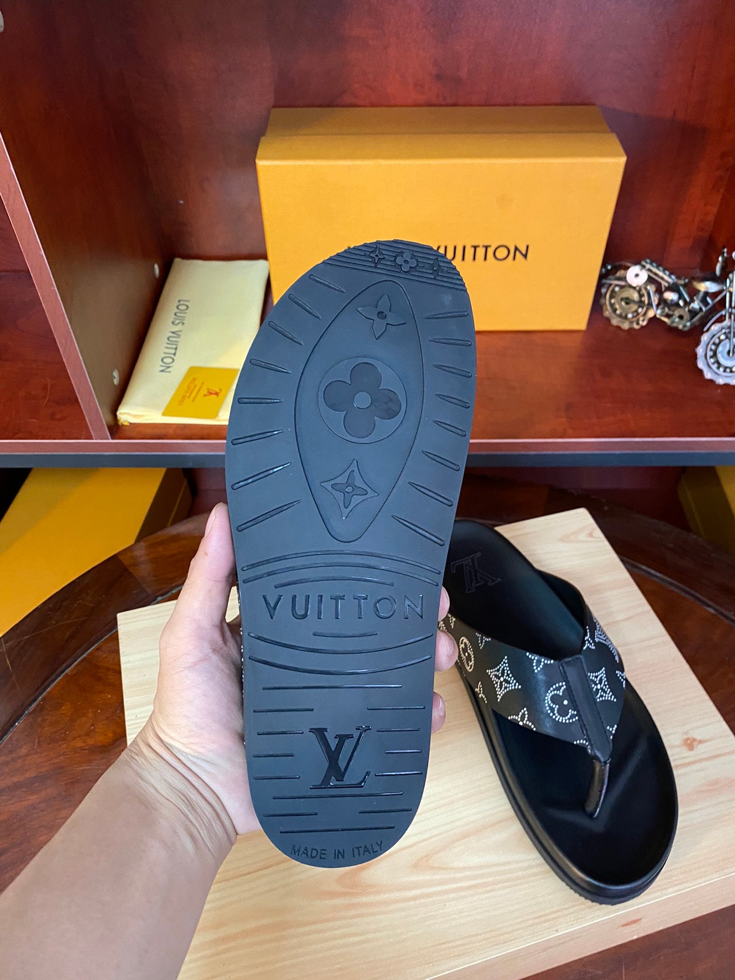 Iconic LV-inspired design