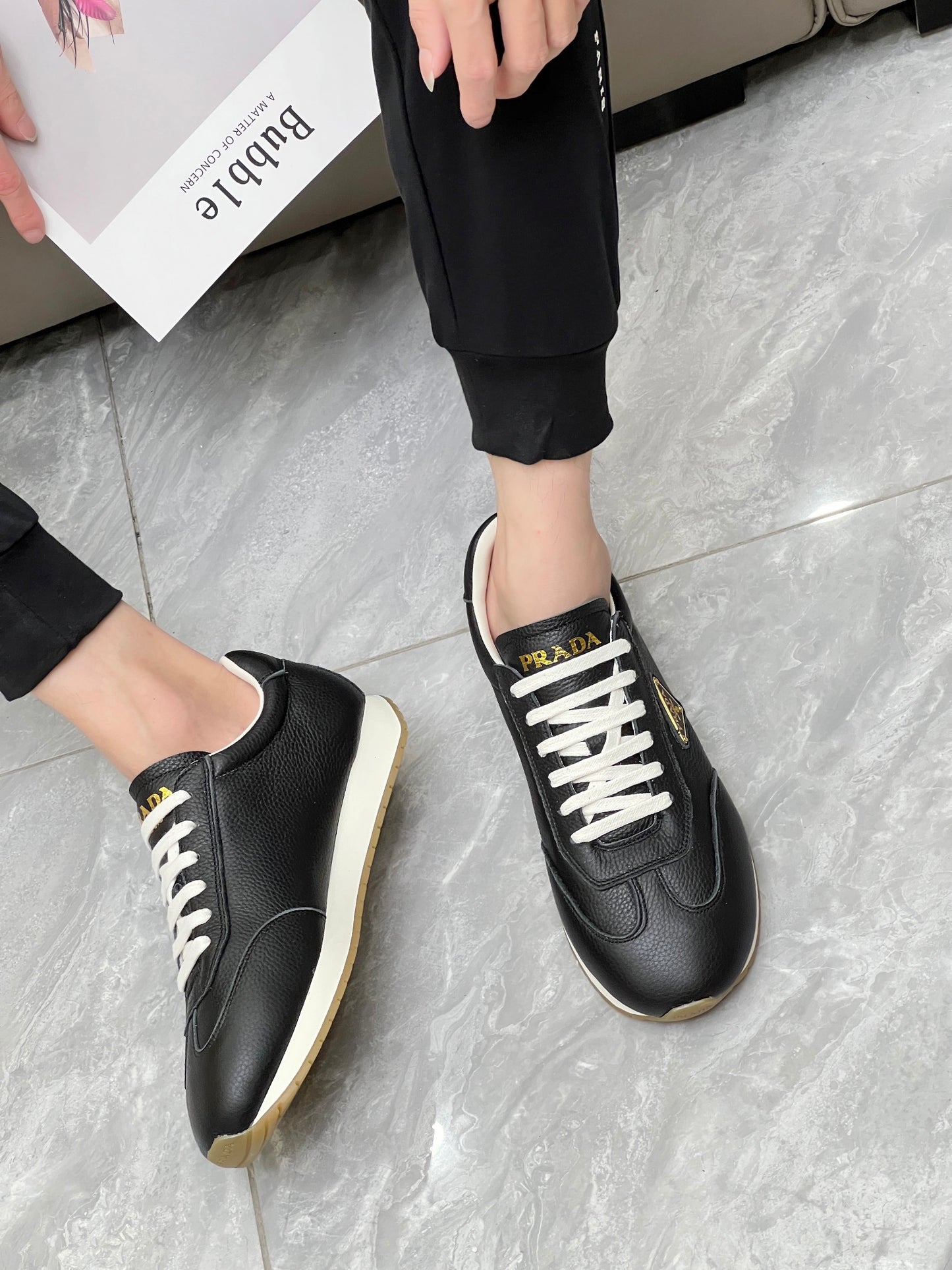 Prada Premium High-Top Sneakers – 2024 Couple’s Edition