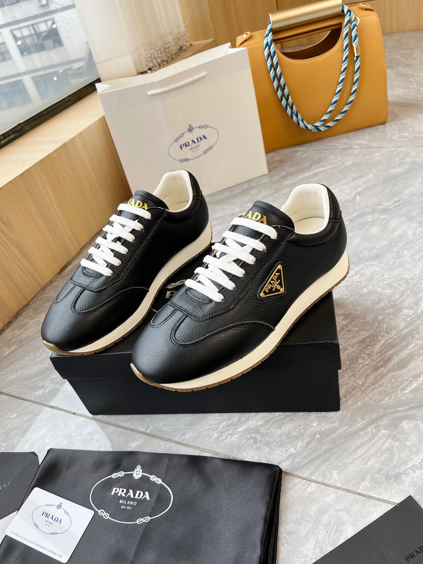 Prada Premium High-Top Sneakers – 2024 Couple’s Edition