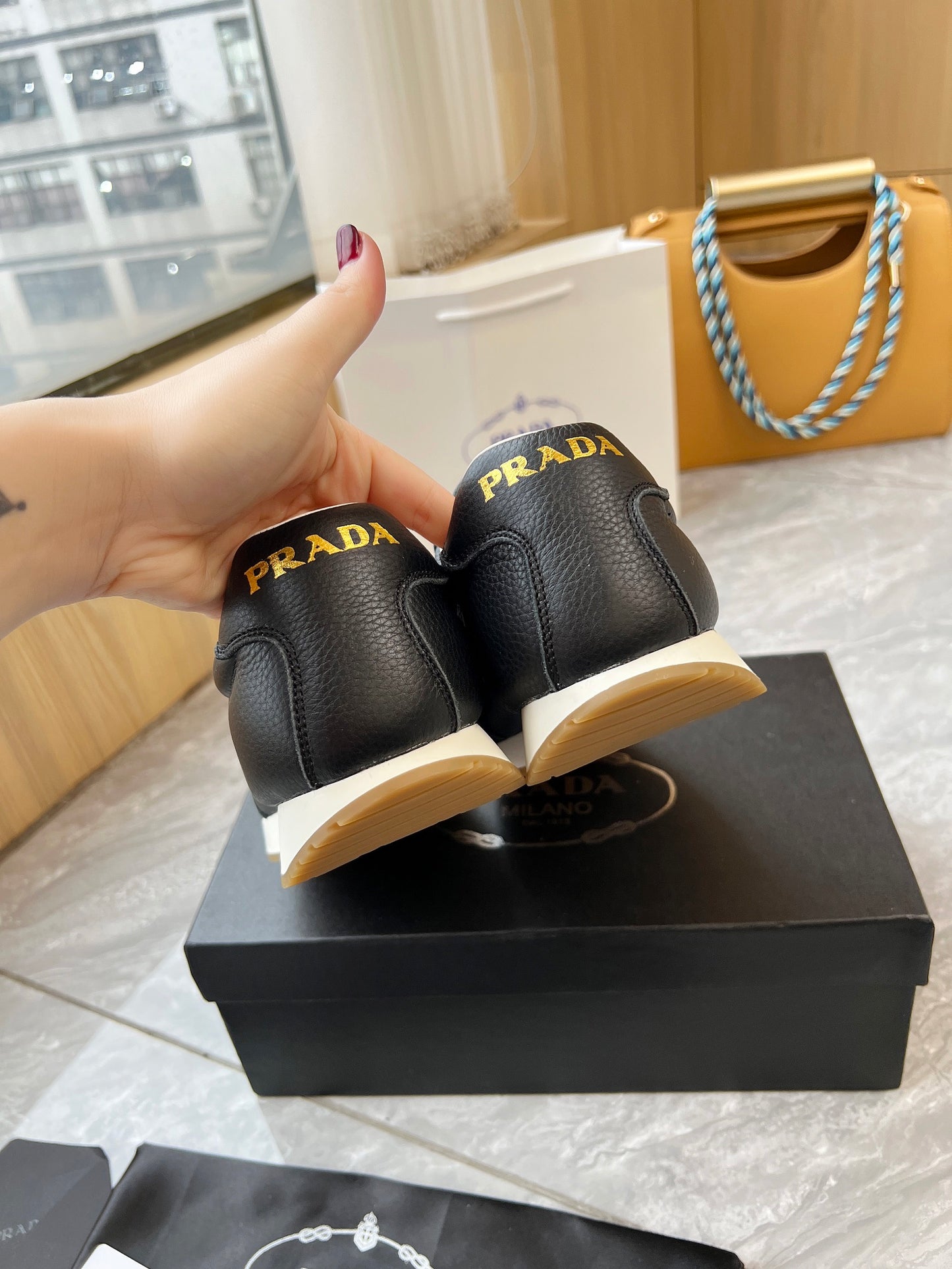 Prada Premium High-Top Sneakers – 2024 Couple’s Edition