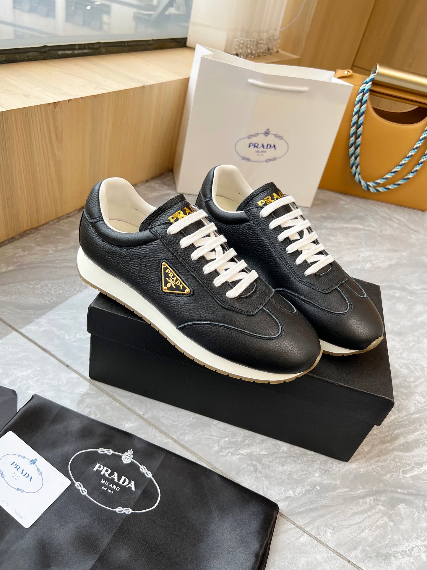 Prada Premium High-Top Sneakers – 2024 Couple’s Edition