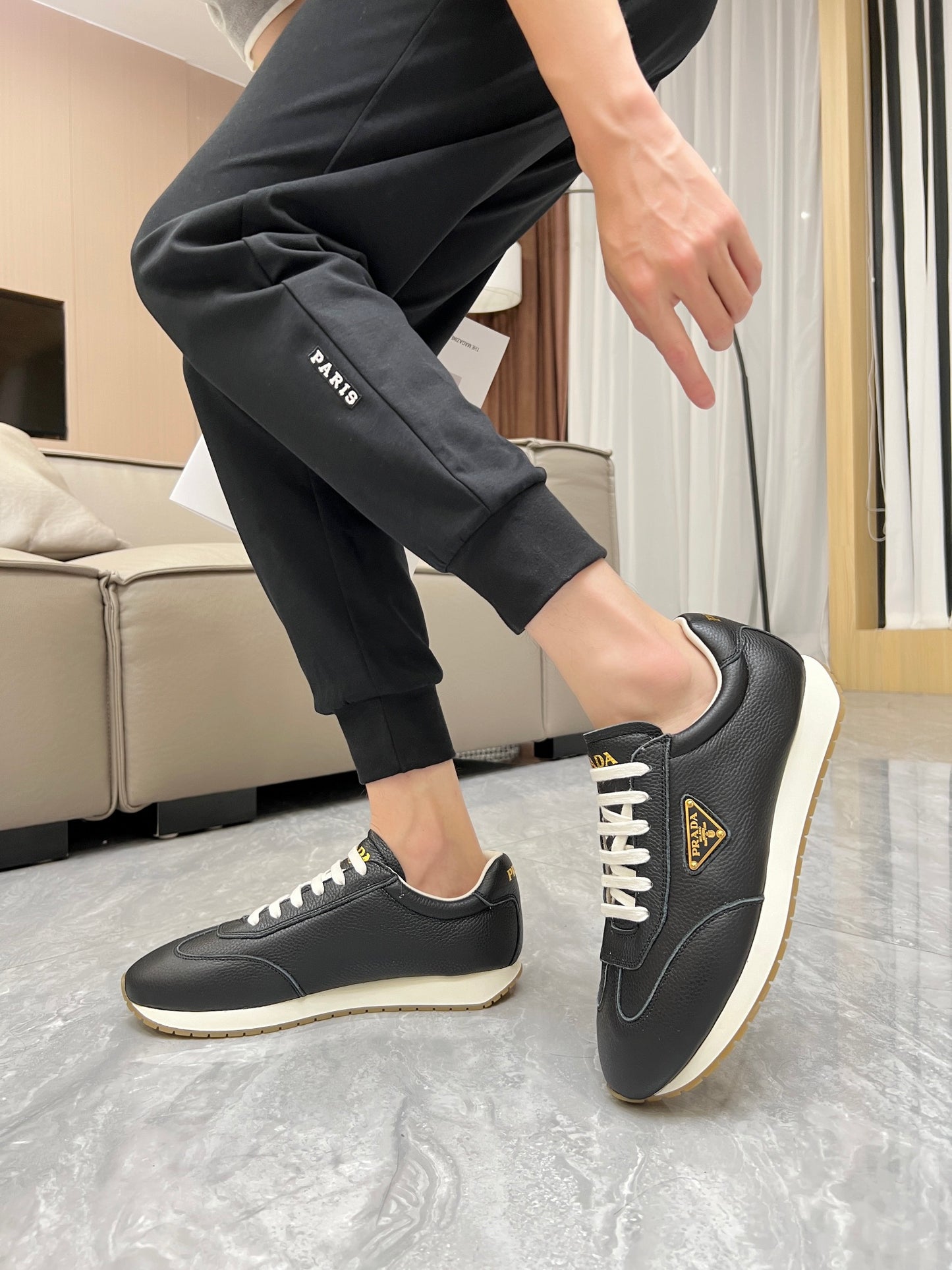 Prada Premium High-Top Sneakers – 2024 Couple’s Edition