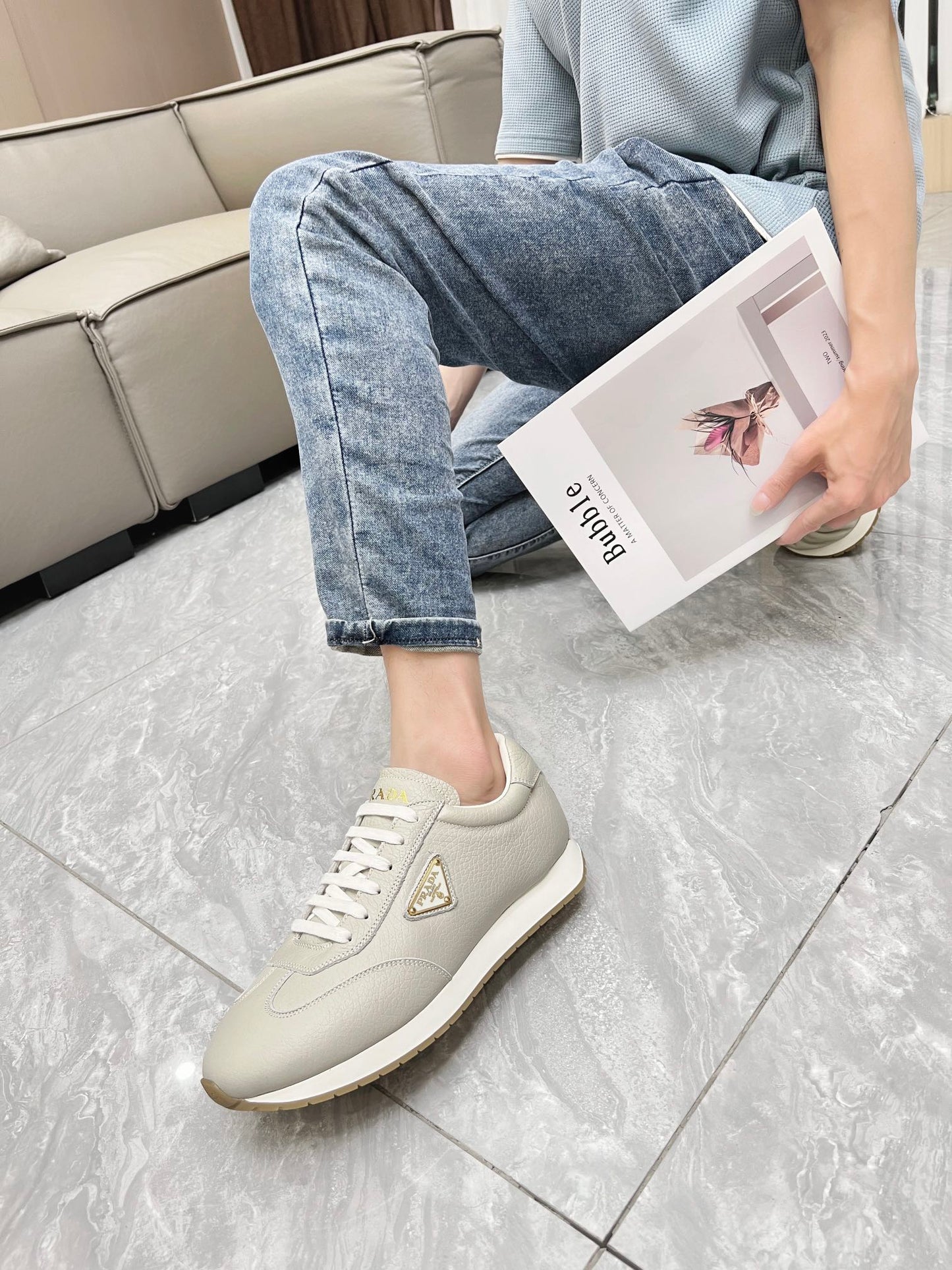 Prada High-Top Sneakers (Premium Version) – New Couple’s Edition