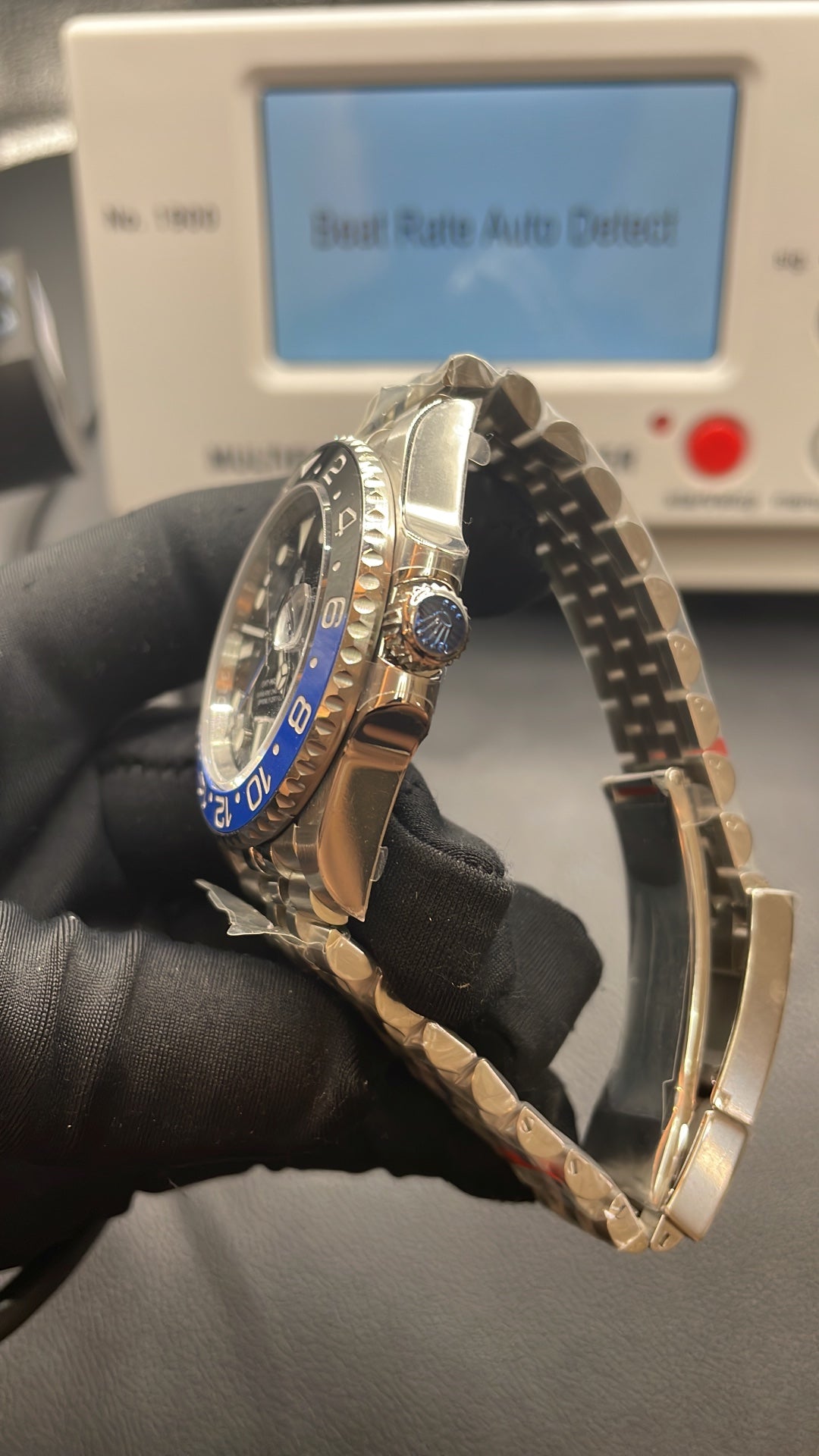 GMT Blue with Black – Sleek Dual-Time Elegance