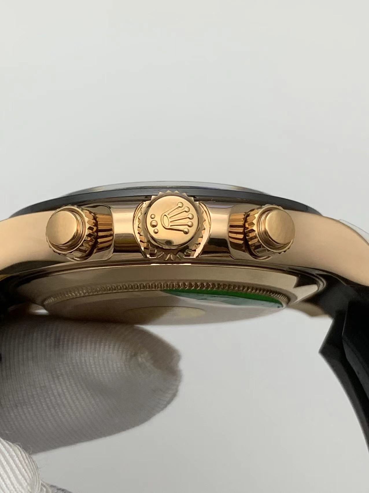 Tungsten Daytona Rose Gold Style – Bold Luxury. Race-Ready Feel.