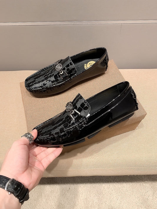 Versace Official Premium Men's Leather Sneakers