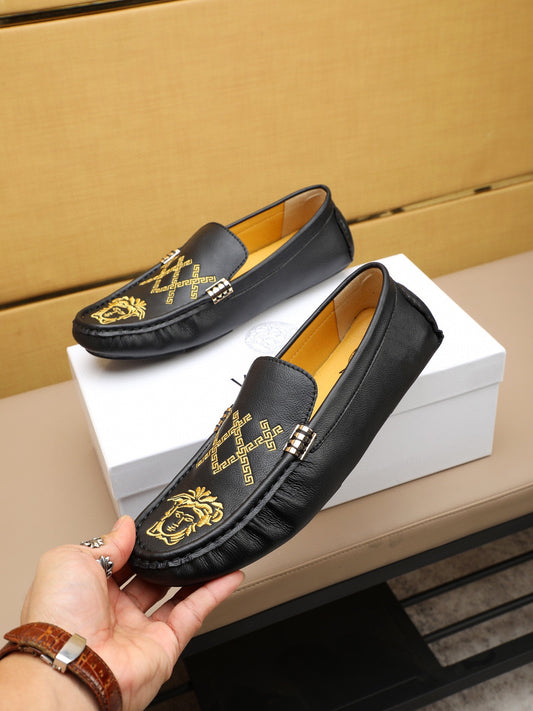 Versace Official Men's All-Season Slip-On Loafers