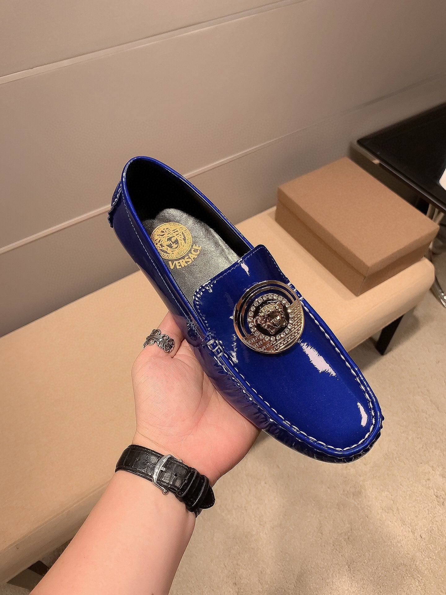 Versace Official Men's All-Season Loafers
