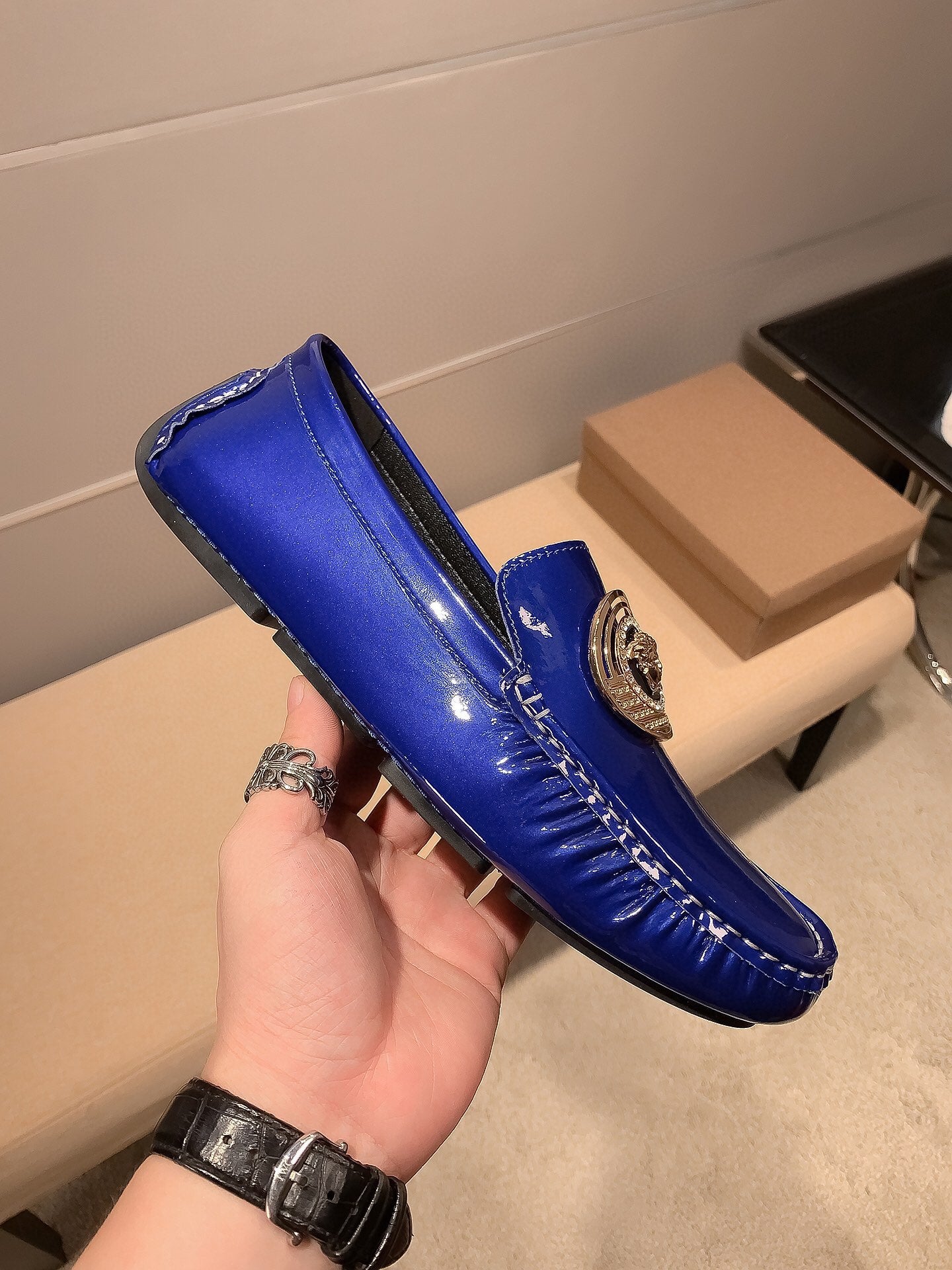Versace Official Men's All-Season Loafers