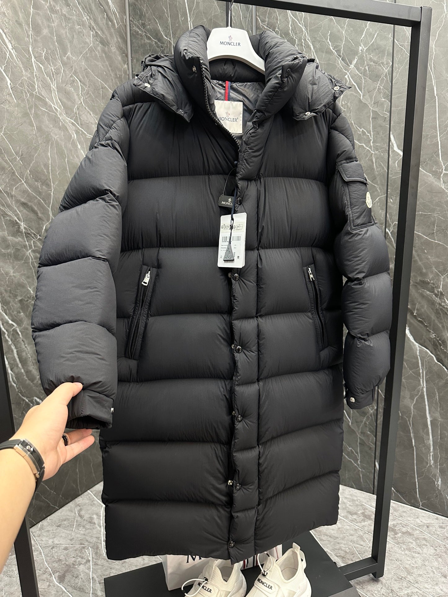 Moncler-Inspired Hanoverian Long Down Jacket – Matte Finish Unisex