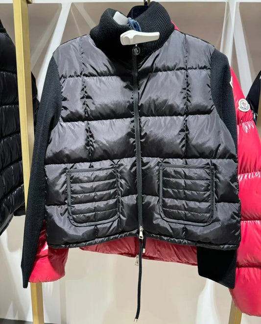 Moncler Women's Wool Zip Cardigan with Lining