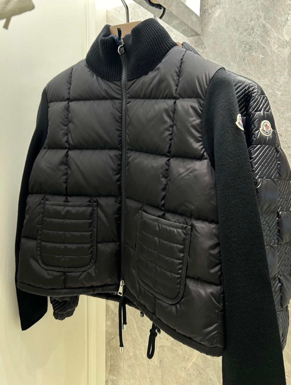 Moncler Women's Wool Zip Cardigan with Lining