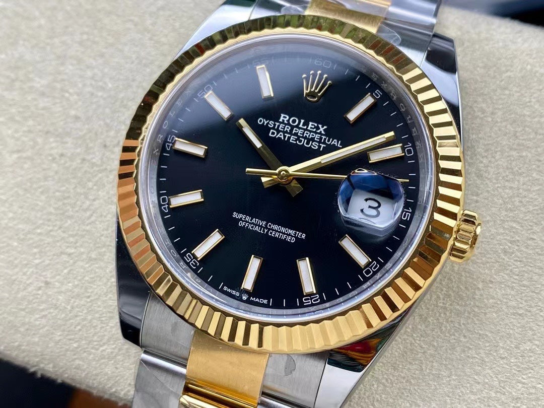 Super Clean Factory Datejust 41mm Yellow Gold Style | VR3235 Movement | 904L Steel