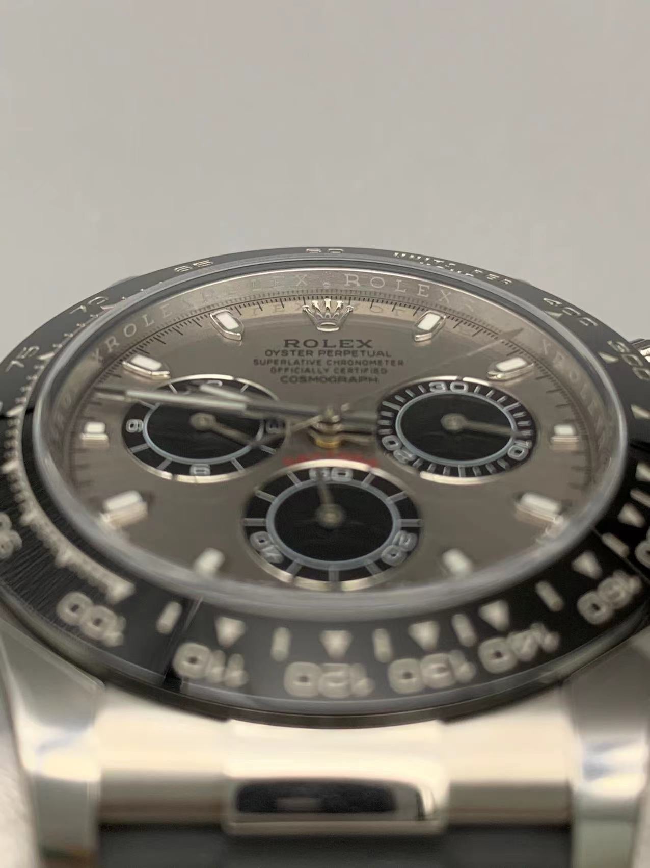Super Clean Factory Daytona 116519LN | Steel Case | Black Dial | Cal. 4130 | Rubber Strap