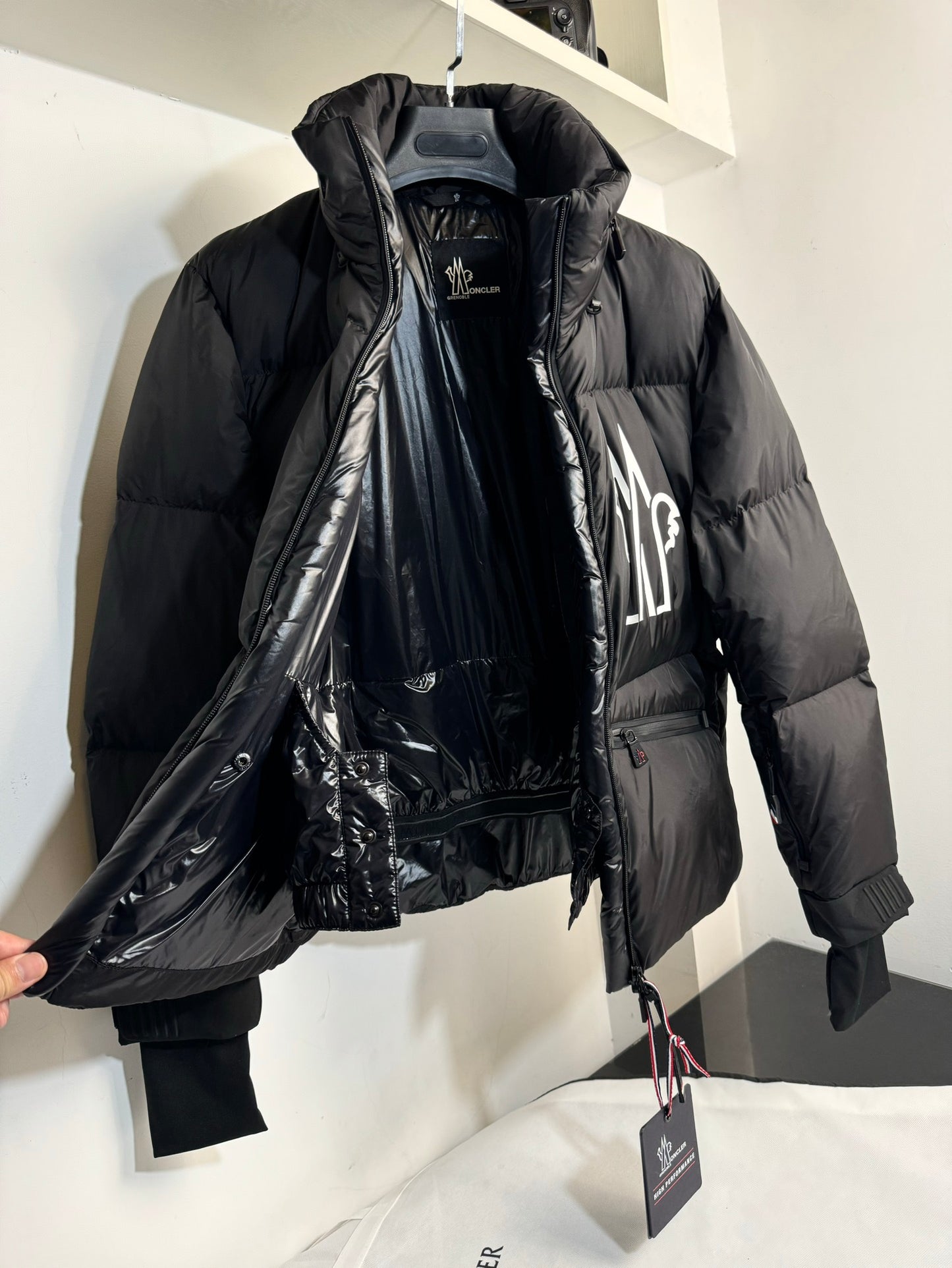 MONCLER Verdons Men's Grenoble Ski Series Down Jacket Black