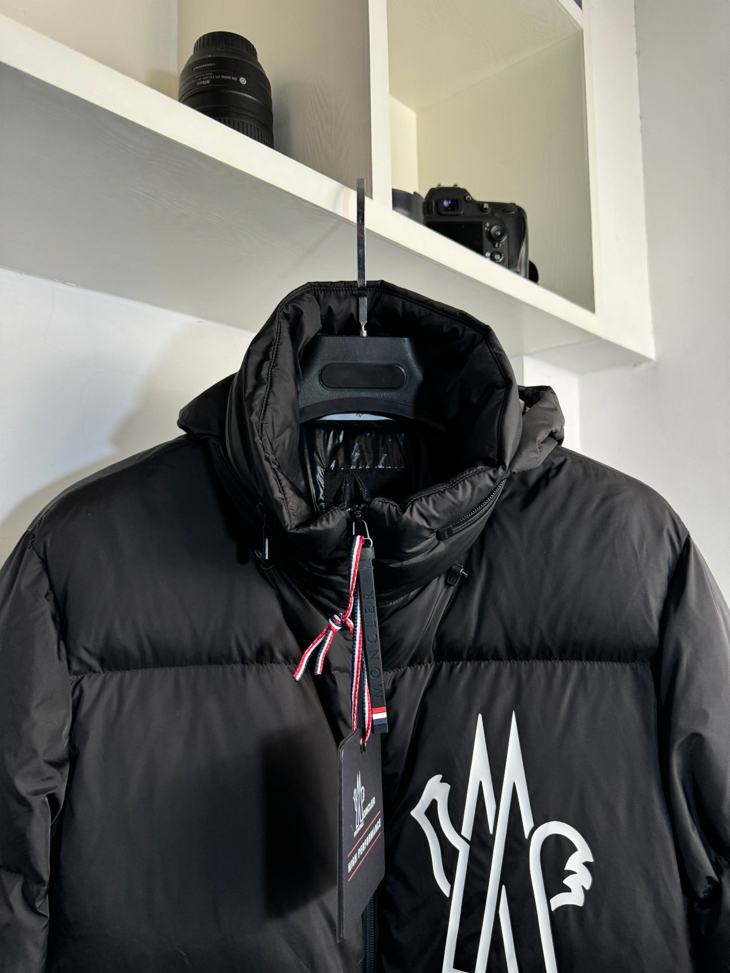 MONCLER Verdons Men's Grenoble Ski Series Down Jacket Black