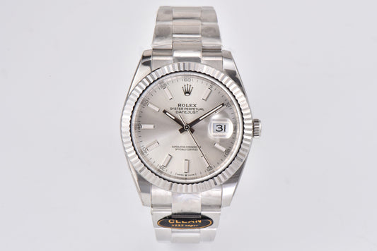 Super Clean Datejust 126334 | 41mm Platinum Bezel | 904L Steel | Super 3235 Movement