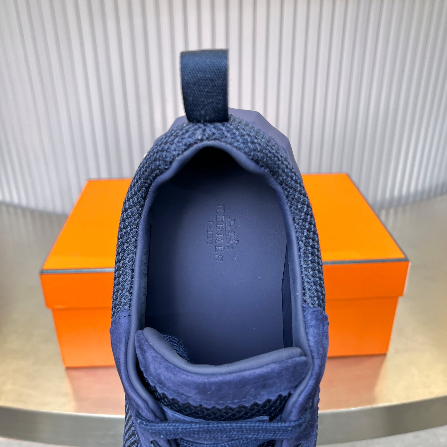 Hermes Premium Two-Tone Canvas Sneakers – Men's Edition