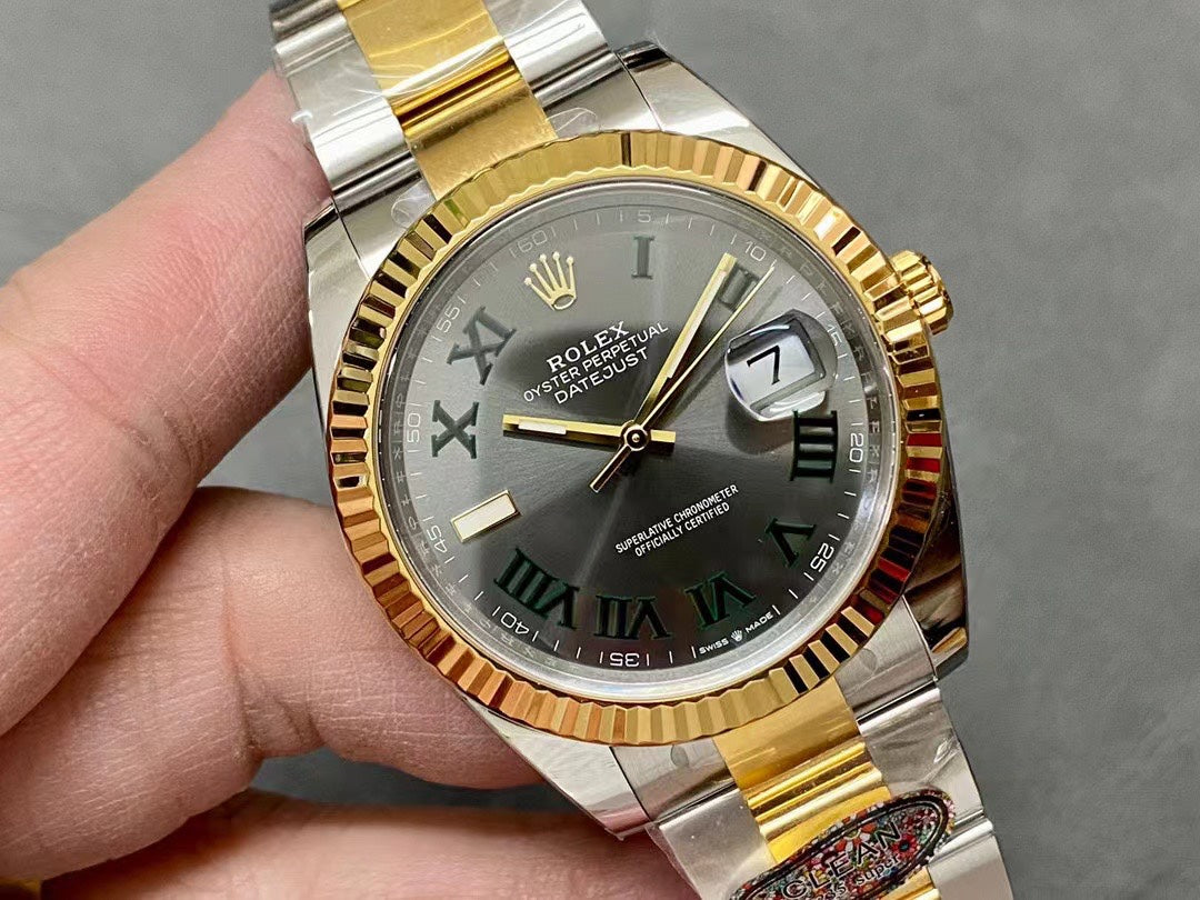 Super Clean Factory Datejust 41mm Yellow Gold Style | VR3235 Movement | 904L Steel