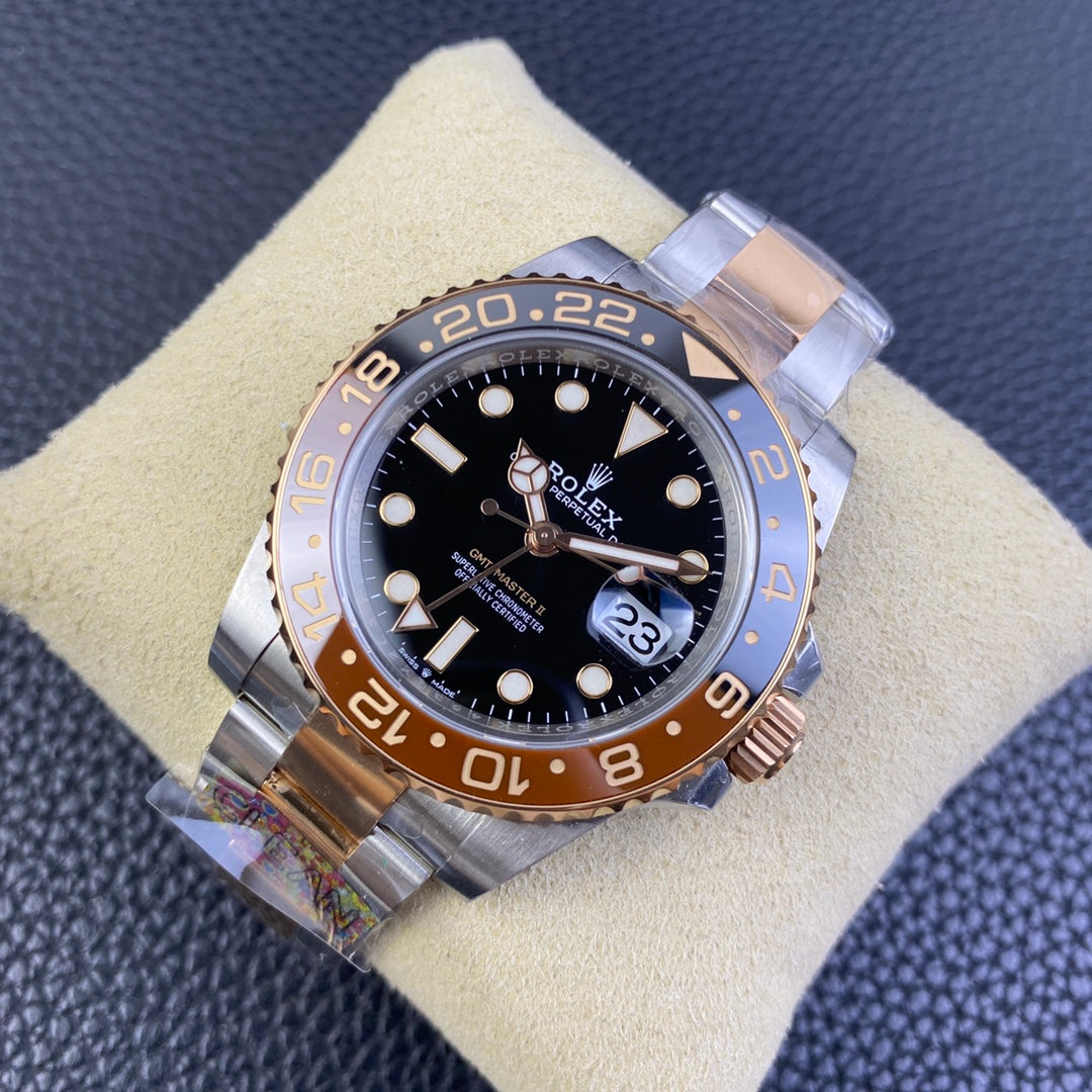 Super Clean Factory GMT Rose Gold | DD3285 Movement | 904L Steel
