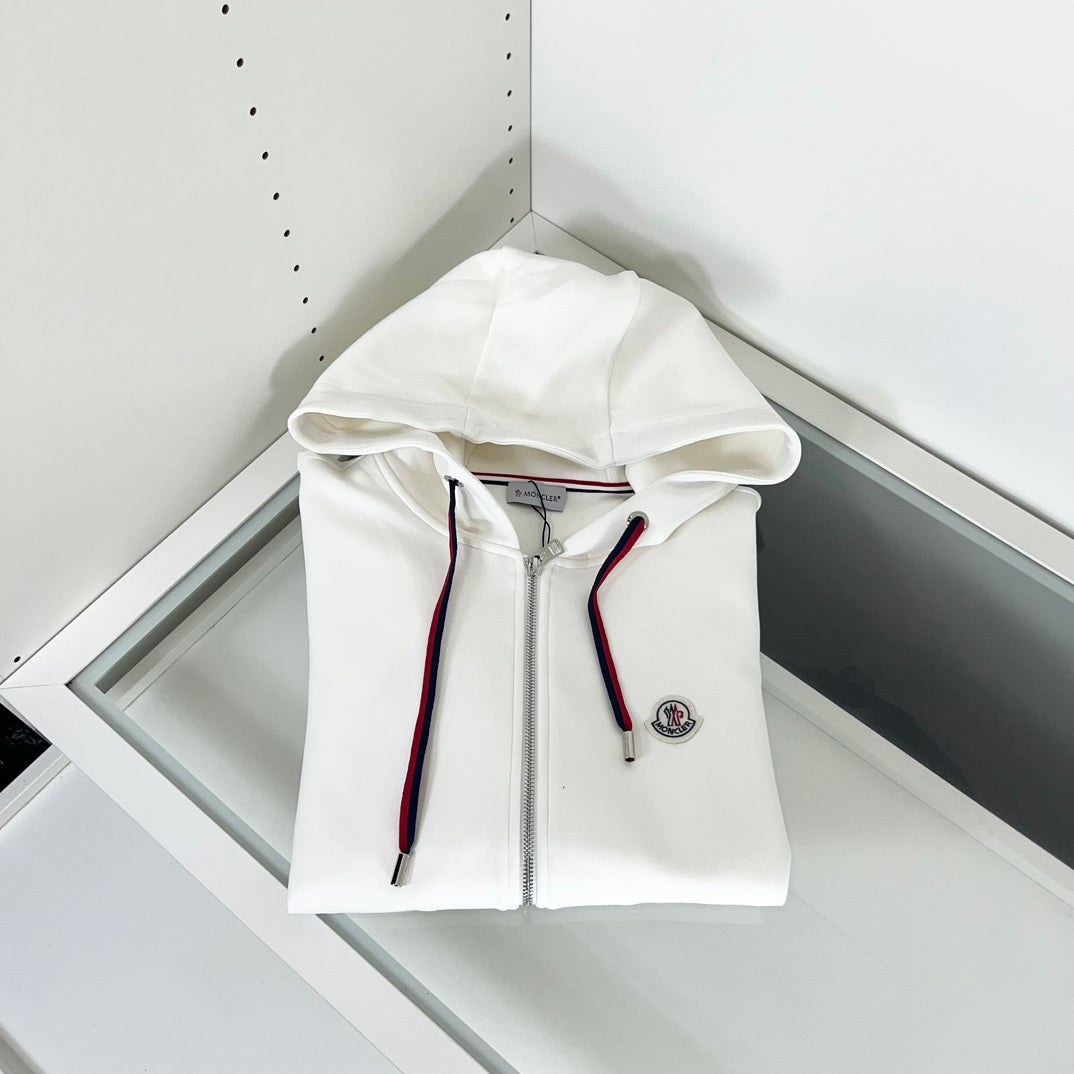 Moncler SS Early Fall Casual Jacket - Premium Quality White