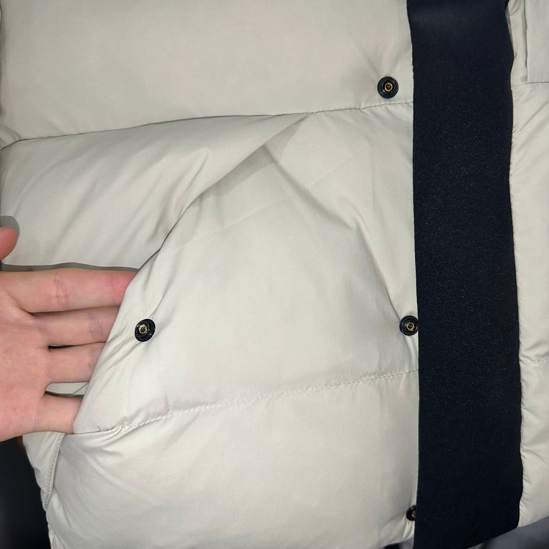 Moncler-Inspired Madeira Black Badge Short Down Jacket