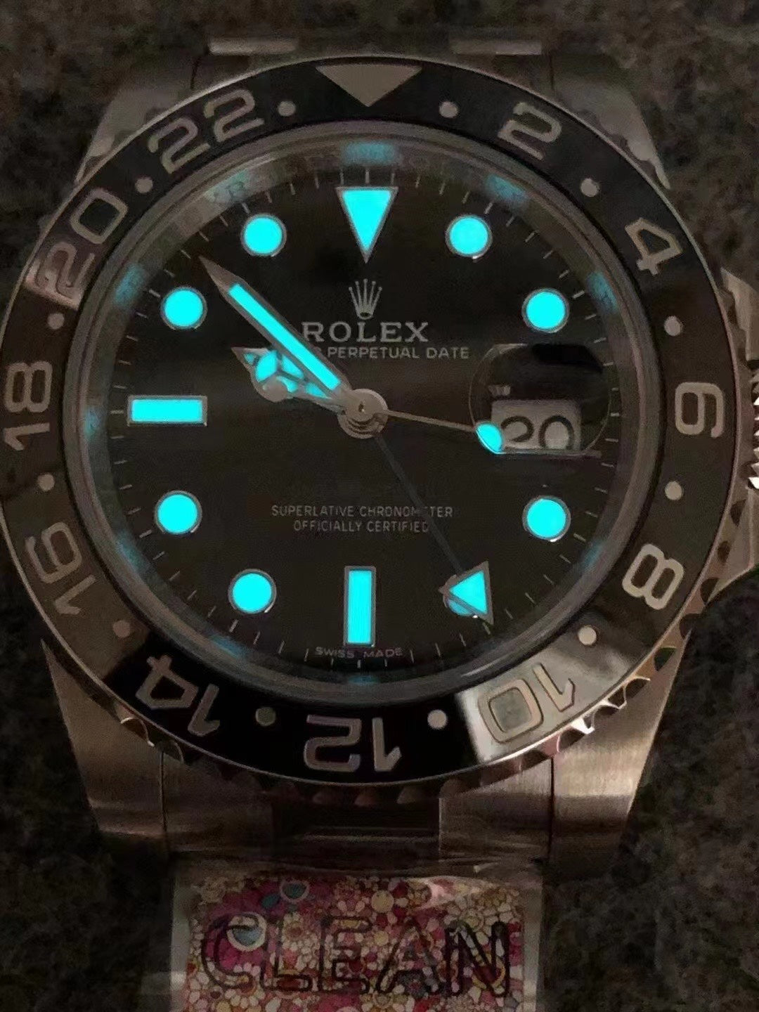 Super Clean Factory GMT Black Ceramic Bezel | Green Hand | 904L Steel | DD3285 Movement