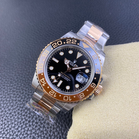 Super Clean Factory GMT Rose Gold | DD3285 Movement | 904L Steel