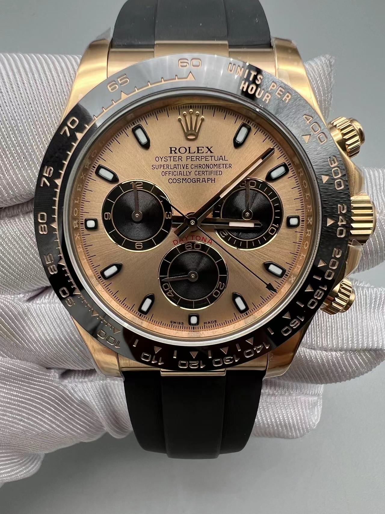 Super Clean Factory Daytona 116518LN | Champagne Dial | Gold Style | 40mm | Cal. 4130