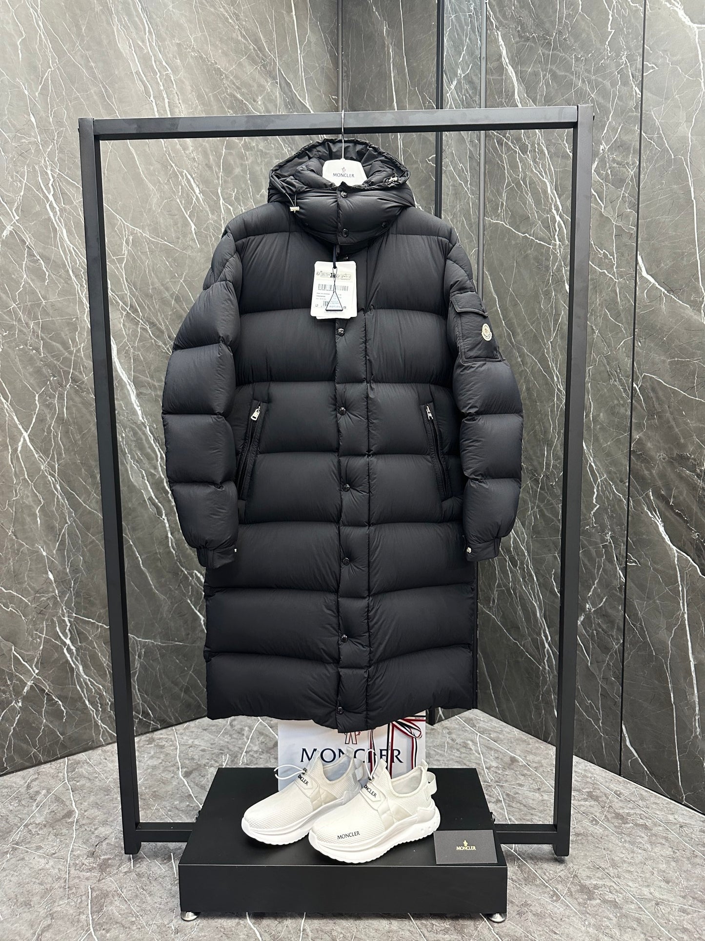 Moncler-Inspired Hanoverian Long Down Jacket – Matte Finish Unisex