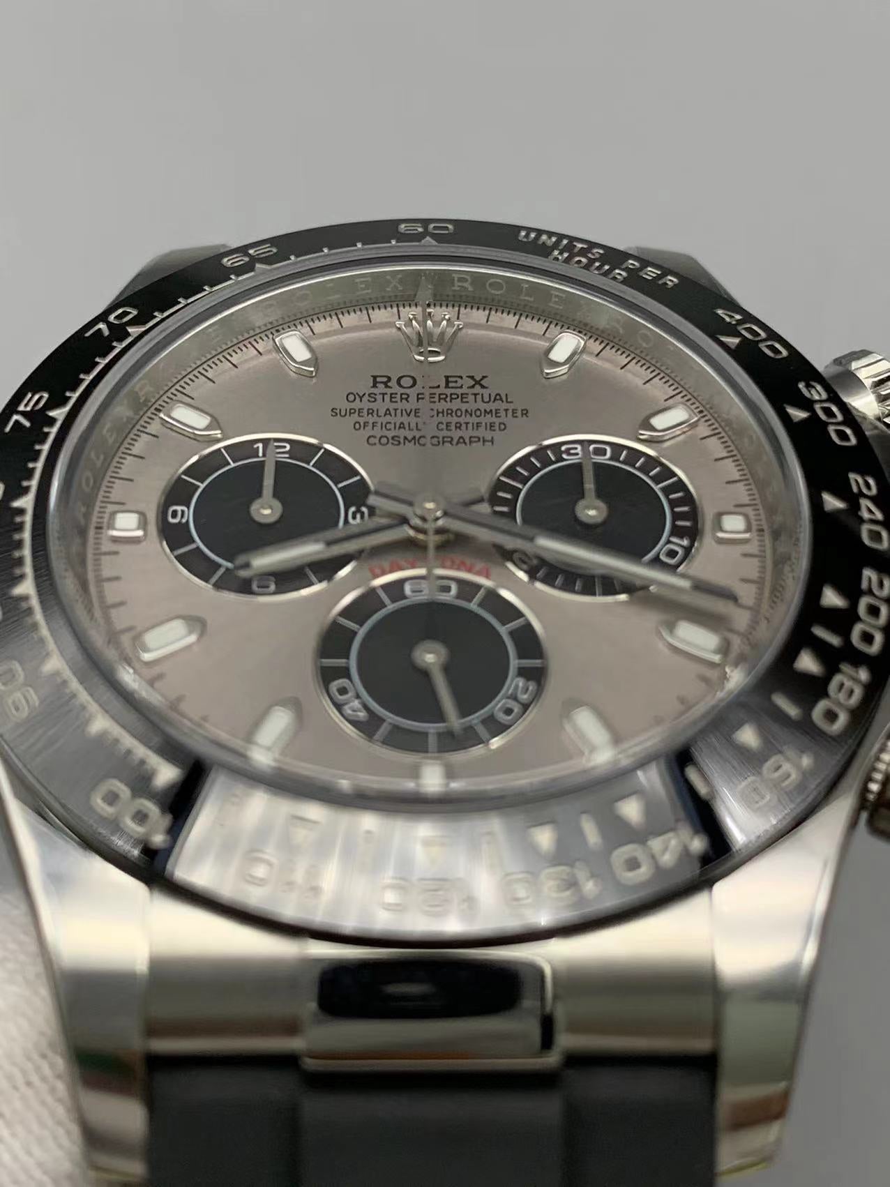 Super Clean Factory Daytona 116519LN | Steel Case | Black Dial | Cal. 4130 | Rubber Strap