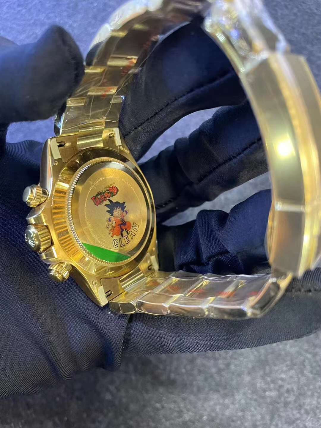 Super Clean Factory Daytona Gold | Black Bezel | Cal. 4130 | 904L Steel | Champagne Dial