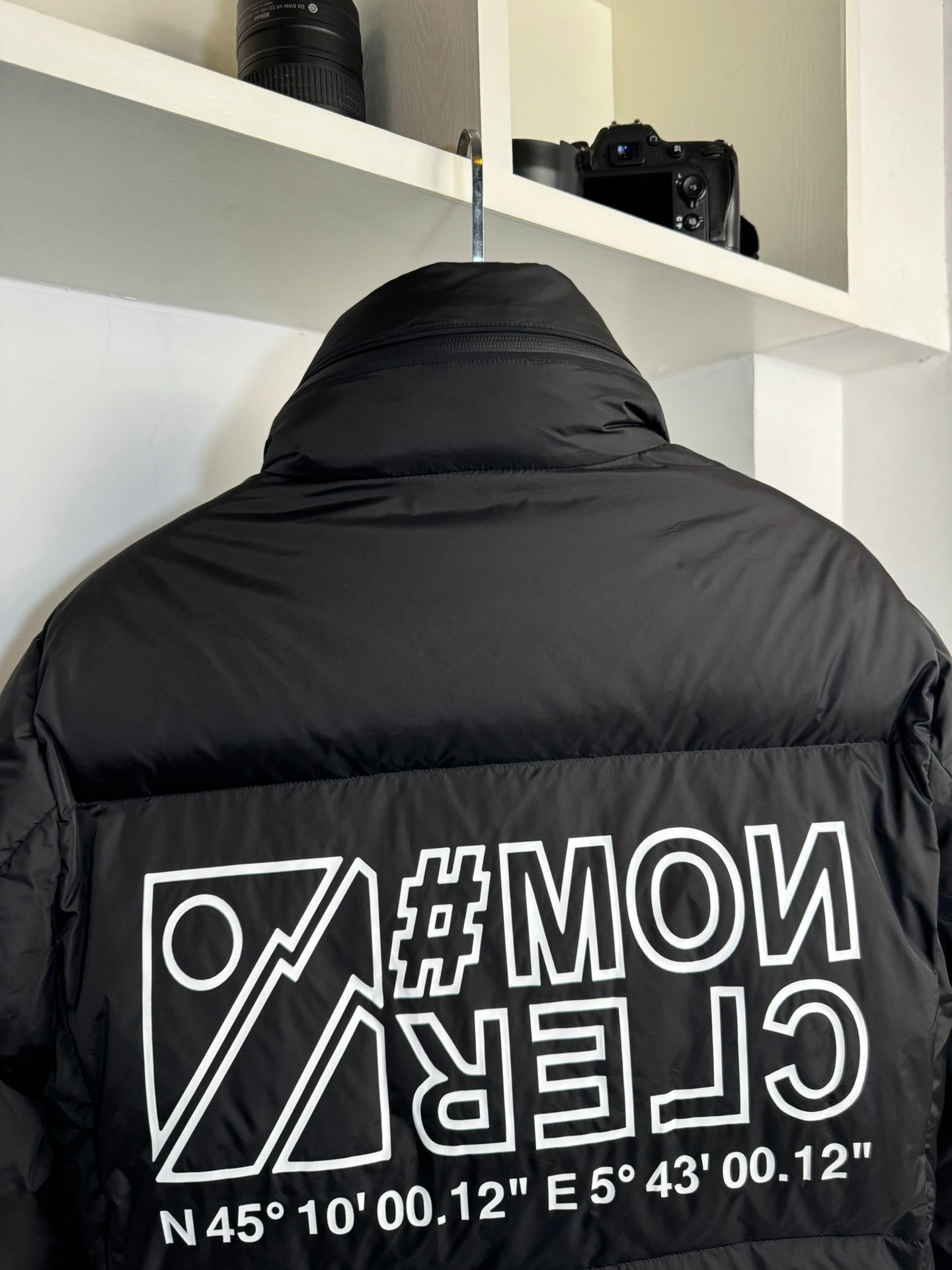 MONCLER Verdons Men's Grenoble Ski Series Down Jacket Black
