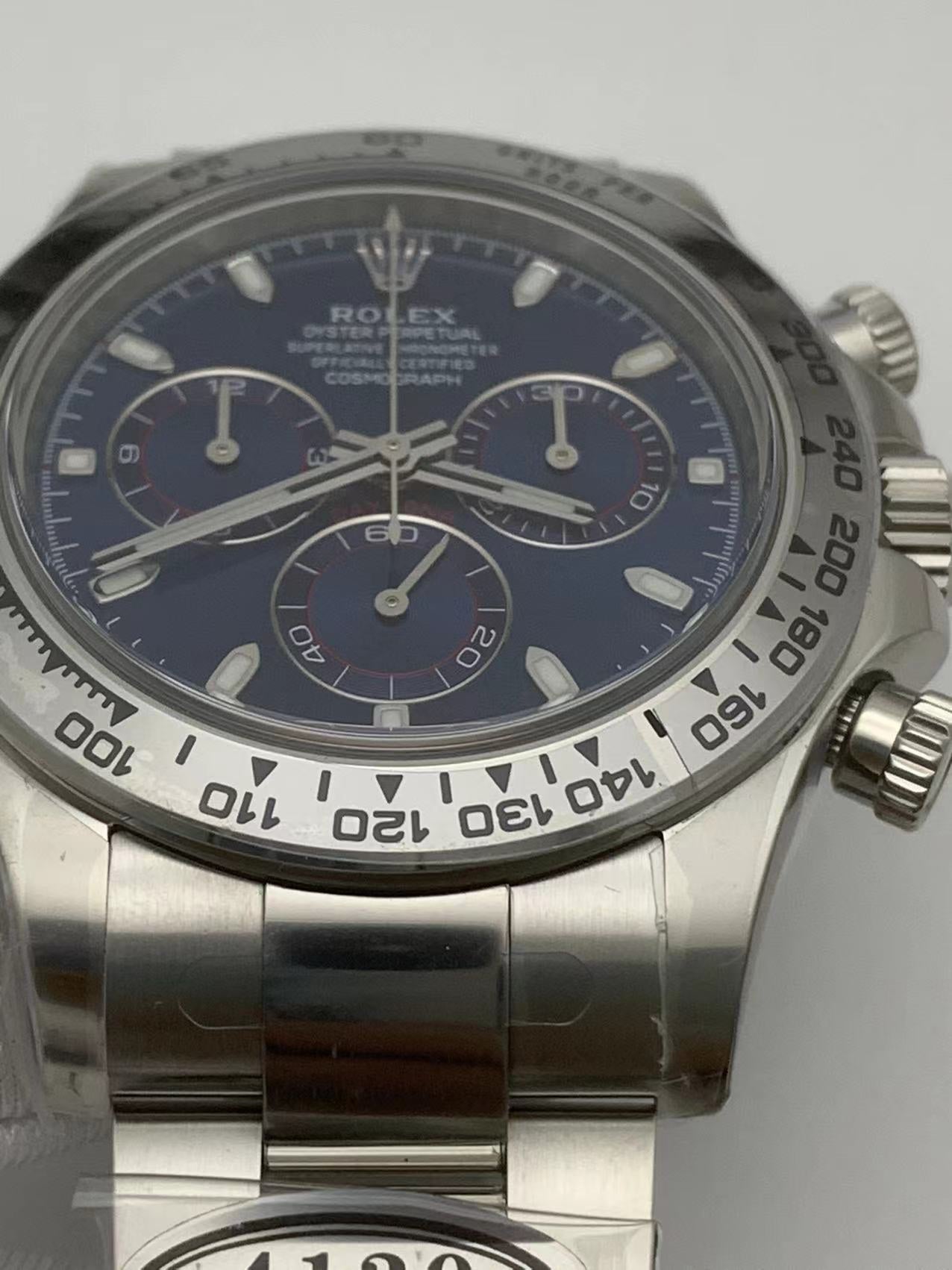 Super Clean Factory Daytona 116509 Silver Dial | Cal. 4130 | 904L Steel | Engraved Bezel