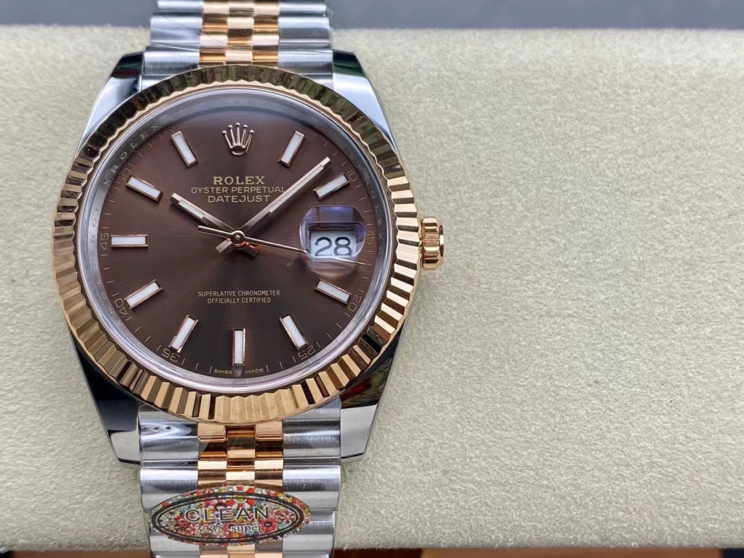 Super Clean Factory Datejust 41mm Rose Gold Style | VR3235 Movement | 904L Steel