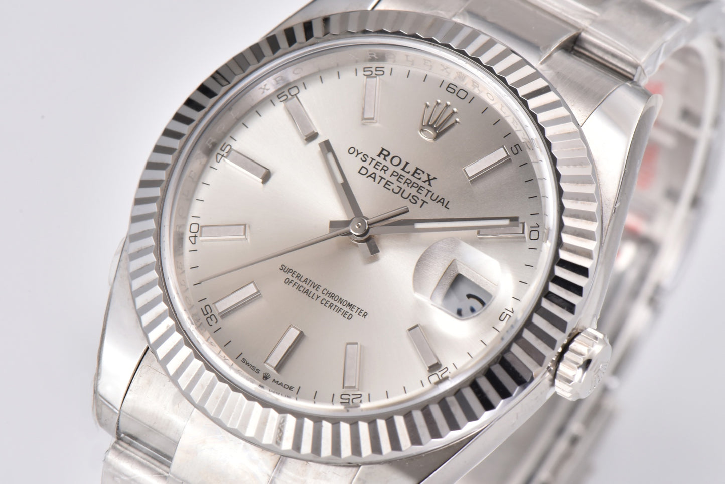 Super Clean Datejust 126334 | 41mm Platinum Bezel | 904L Steel | Super 3235 Movement