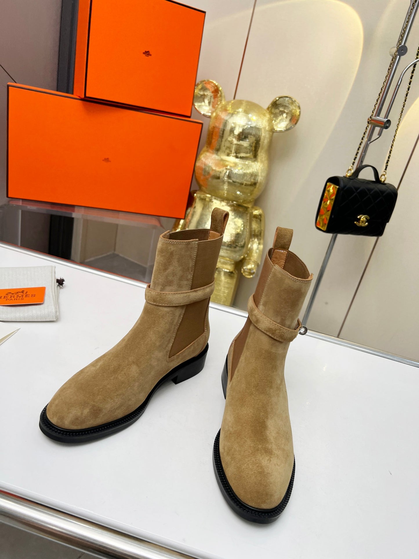 Hermes 2024 Fall/Winter Classic Suede Riding Boots – Women's Edition Brn