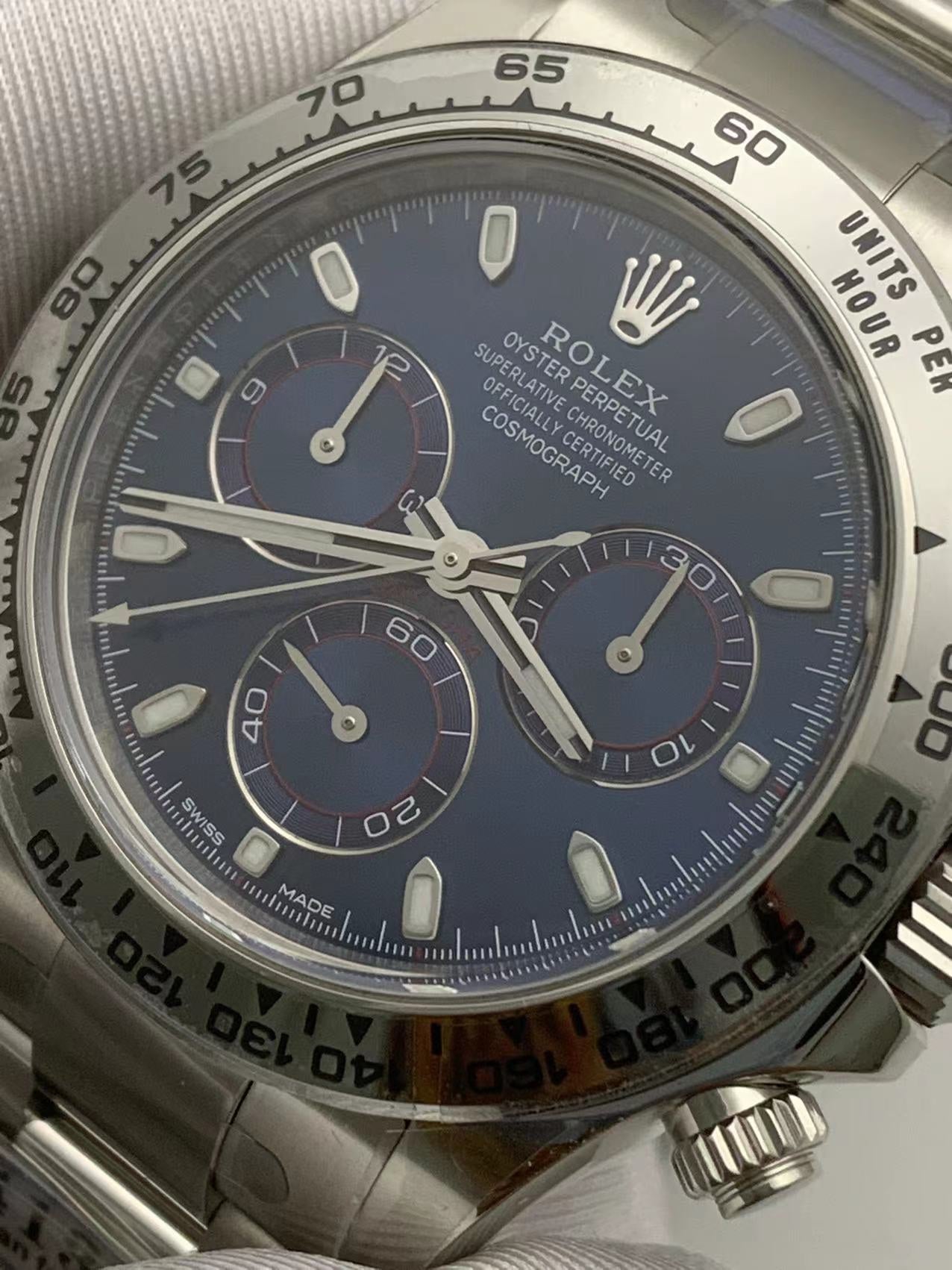 Super Clean Factory Daytona 116509 Silver Dial | Cal. 4130 | 904L Steel | Engraved Bezel