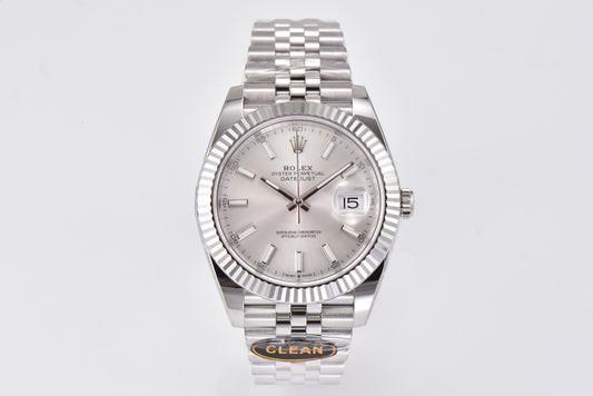 Super Clean Factory Datejust 126334 | 41mm | 3235 Movement | 904L Steel | Platinum Bezel