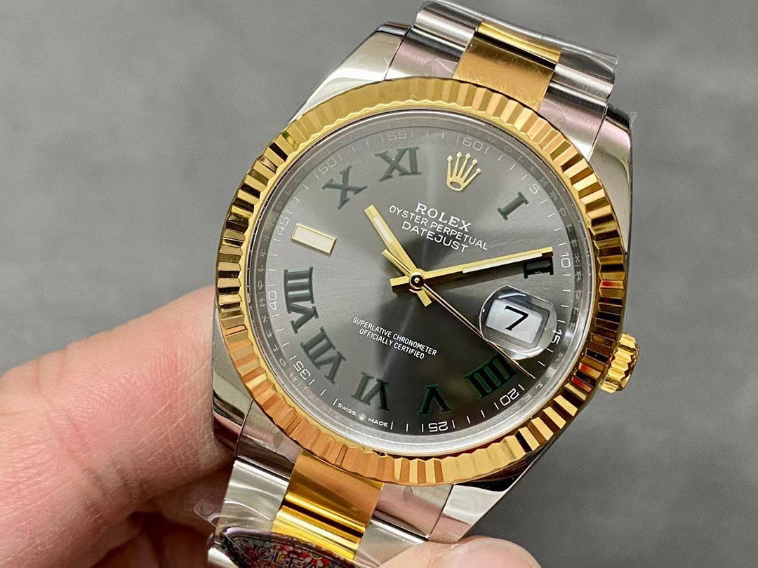 Super Clean Factory Datejust 41mm Yellow Gold Style | VR3235 Movement | 904L Steel