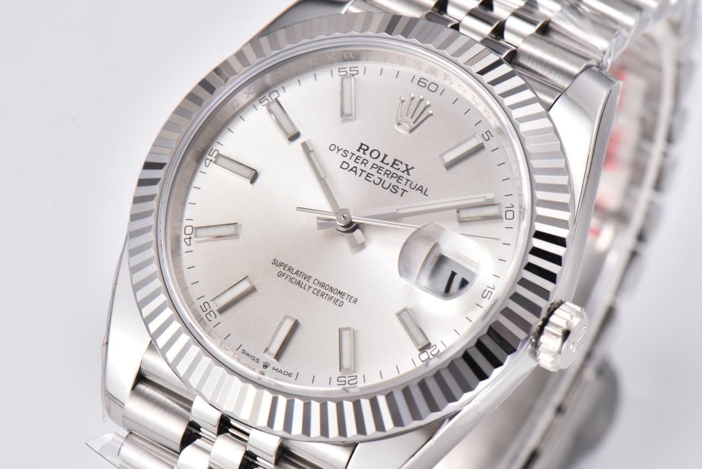 Super Clean Factory Datejust 126334 | 41mm | 3235 Movement | 904L Steel | Platinum Bezel