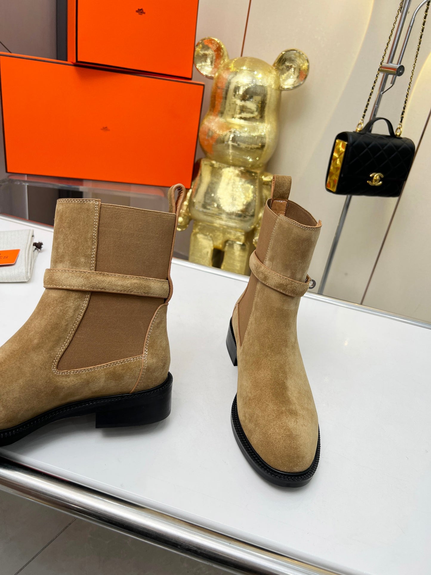 Hermes 2024 Fall/Winter Classic Suede Riding Boots – Women's Edition Brn