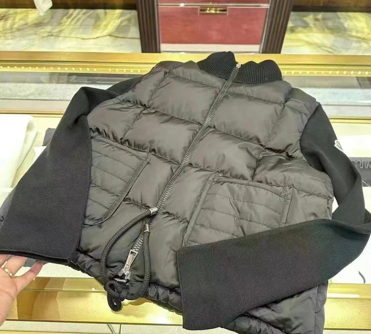 Moncler Women's Wool Zip Cardigan with Lining