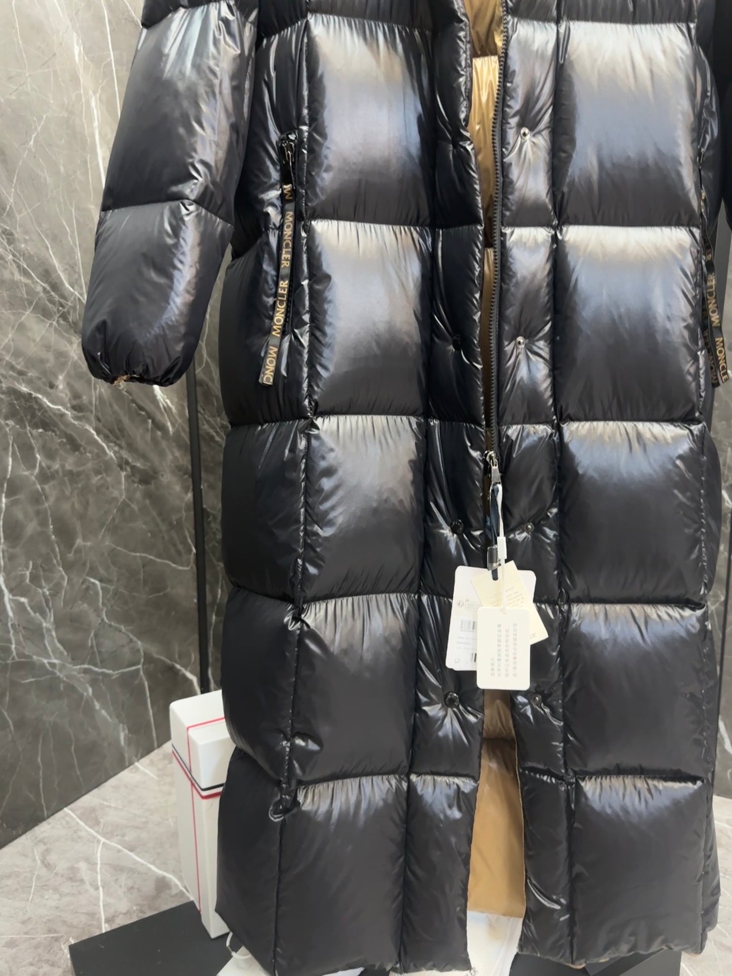 Moncler-Inspired Parnaiba Long Down Jacket for Women