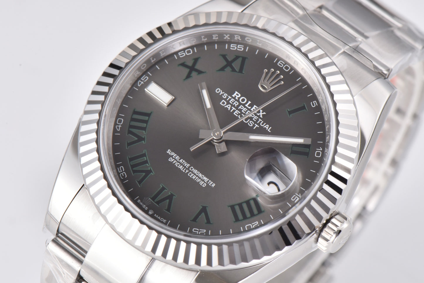 Super Clean Factory Datejust 126334 | 41mm | Super 3235 Movement | 904L Steel | Platinum Bezel