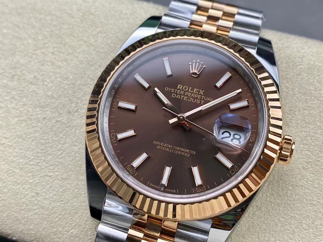Super Clean Factory Datejust 41mm Rose Gold Style | VR3235 Movement | 904L Steel