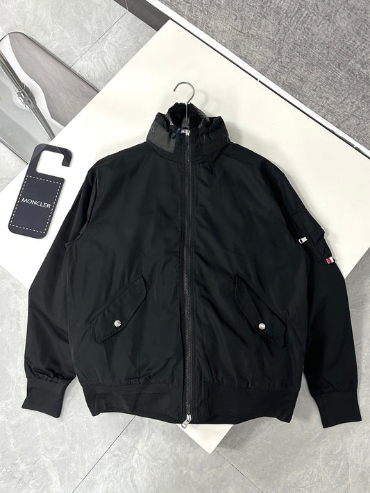 Moncler-Inspired Timur 2-in-1 Jacket and Down Vest Set Black