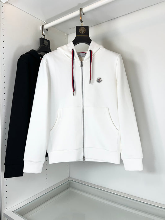Moncler SS Early Fall Casual Jacket - Premium Quality White