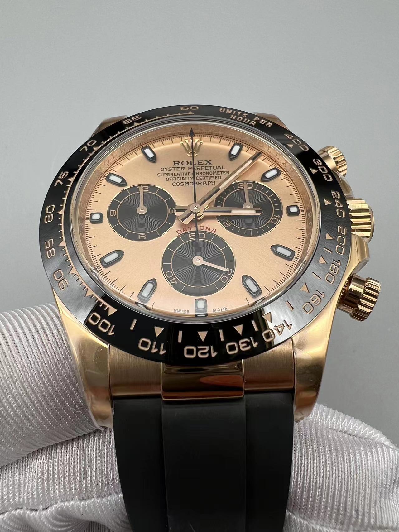 Super Clean Factory Daytona 116518LN | Champagne Dial | Gold Style | 40mm | Cal. 4130