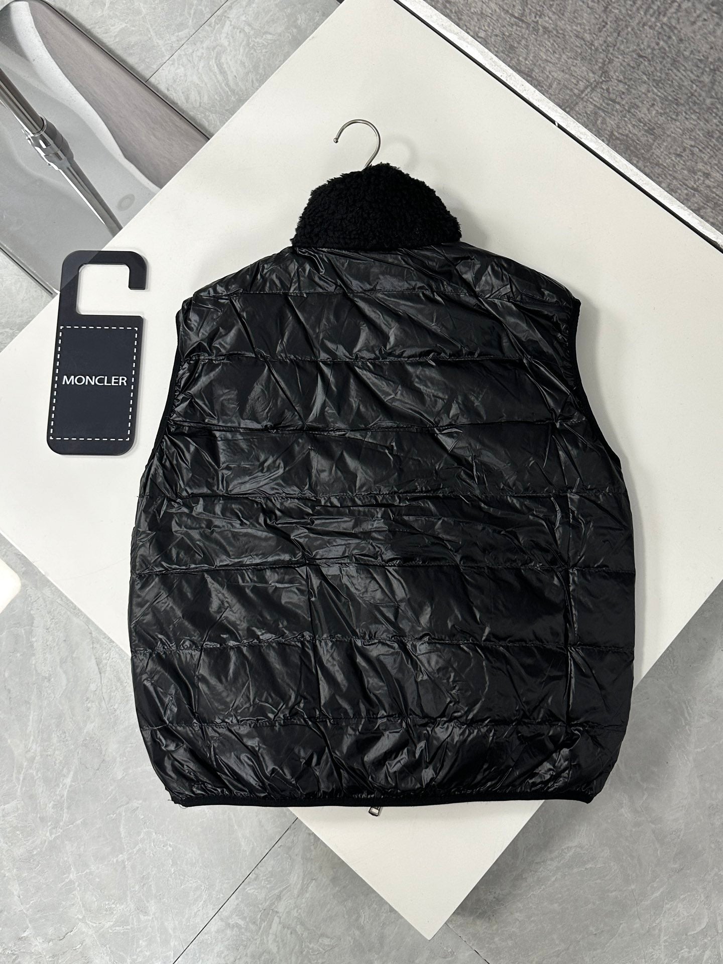 Moncler-Inspired Timur 2-in-1 Jacket and Down Vest Set Black